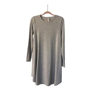 Zenana‎ Outfitters Classic Gray Long Sleeve Dress